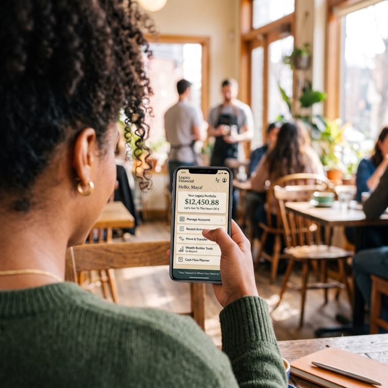 Investment portfolio overview in the Legacy App